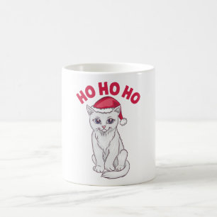 Christmas Cat Ho Ho Ho Kaffeetasse