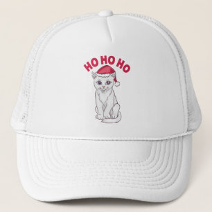 Christmas Cat Ho Ho Ho Truckerkappe