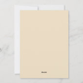 Christmas Cat in Stocking Feiertagskarte (Rückseite)