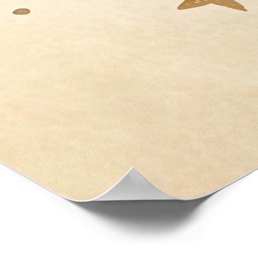 Christmas Cat in Stocking Poster (Ecke)