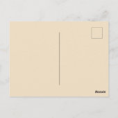 Christmas Cat in Stocking Postkarte (Rückseite)