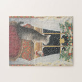 CHRISTMAS CAT JIG SAW PUZZLE (Horizontal)