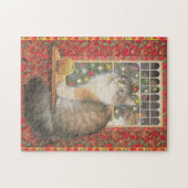 CHRISTMAS CAT JIG SAW PUZZLE (Horizontal)