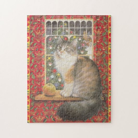 CHRISTMAS CAT JIG SAW PUZZLE (Vertikal)
