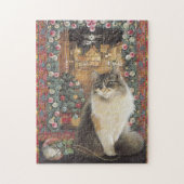 CHRISTMAS CAT JIG SAW PUZZLE (Vertikal)