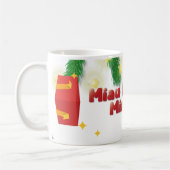 Christmas Cat Miau Kaffeetasse (Links)