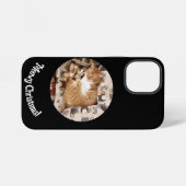 Christmas , Cat Photo , iPhone Hülle (Rückseite (Horizontal))