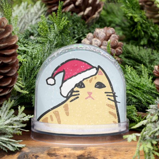 CHRISTMAS CAT SNOW  SCHNEEKUGELN (Winter)