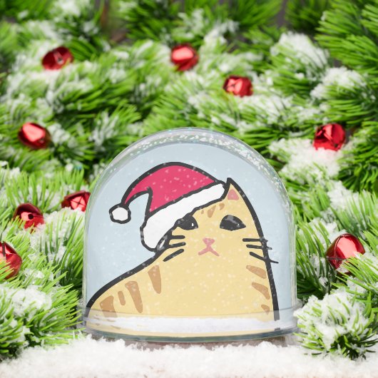 CHRISTMAS CAT SNOW  SCHNEEKUGELN (Weihnachten)