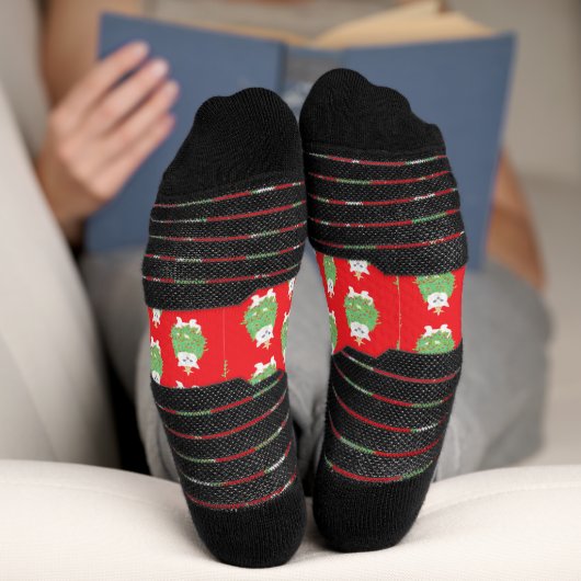 CHRISTMAS CAT SOCKEN (Unterseite)