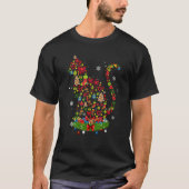 Christmas Cat Swea T-Shirt (Vorderseite)