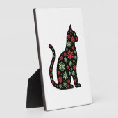 Christmas Cat T-Shirt Fotoplatte (Seite)