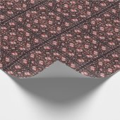 Christmas Cat With Santa Hat Geschenkpapier (Ecke)