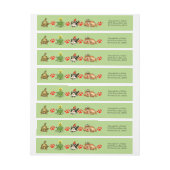 Christmas Cats Cartoon Return Address Labels (Bogen)