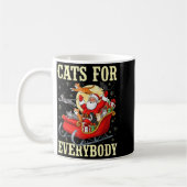 Christmas Cats For Everybody Santa Lover Holiday  Kaffeetasse (Links)