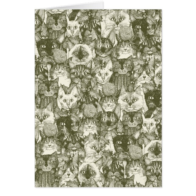 CHRISTMAS CATS NATURAL (Vorne)