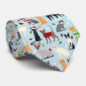 Christmas Cats Neck Tie Krawatte (Gerollt)