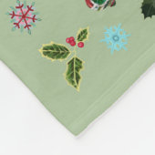 Christmas cats & ornaments fleece blanket (Ecke)