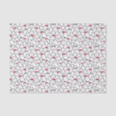 Christmas Cats Pattern Seidenpapier (Vorderseite)