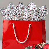 Christmas Cats Pattern Seidenpapier