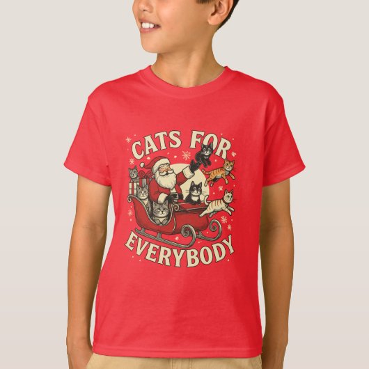 Christmas Cats T-Shirt (Vorderseite)