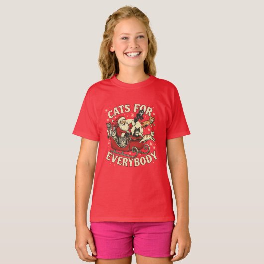 Christmas Cats T-Shirt (Vorne ganz)