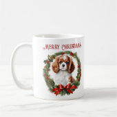 Christmas Cavalier King Charles Dog Tasse (Links)