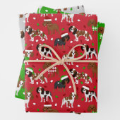 Christmas Cavalier King Charles Spaniel Geschenkpapier Set (Beispiel)