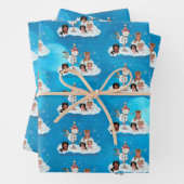 Christmas Cavalier King Charles Spaniel Geschenkpapier Set (Beispiel)