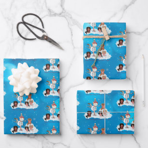 Christmas Cavalier King Charles Spaniel Geschenkpapier Set