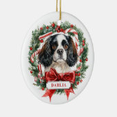 Christmas Cavalier King Charles Spaniel Ornament (Rechts)