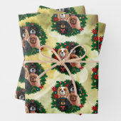 Christmas Cavalier King Charles Spaniel Weihnachte Geschenkpapier Set (Beispiel)