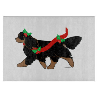 Christmas Cavalier Schneidebrett