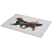 Christmas Cavalier Schneidebrett (Ecke)