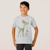 Christmas Celebration Green Deers Holidays Cute T-Shirt (Vorne ganz)