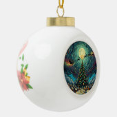 Christmas Ceramic Ornament –Round Keepsake (Links)