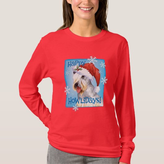 Christmas Cesky Terrier T-Shirt (Vorderseite)