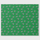 Christmas Cesky Terriers Geschenkpapier (Flach)