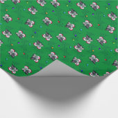 Christmas Cesky Terriers Geschenkpapier (Ecke)