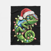 Christmas Chameleon Toddler Kids Boys Christmas Xm Fleecedecke (Vorderseite)