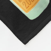 Christmas Champagne Cool Gl Coquette Bottle Fleecedecke (Ecke)