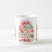 Christmas Chanukah hanukkah Groovy Vibes Kaffeetasse (Mittel)