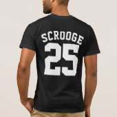 Christmas Chaos Coordinator Custom Name & Number T-Shirt (Rückseite)