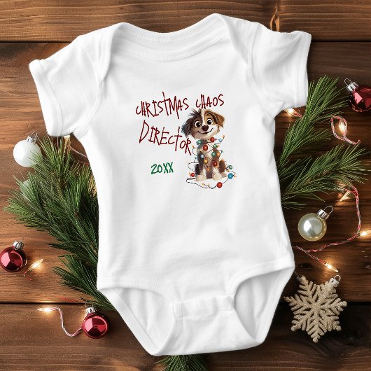 Christmas Chaos Director Baby Strampler