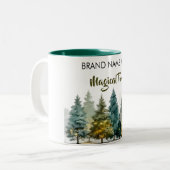 Christmas Charm Mug • Add Your Brand Name Zweifarbige Tasse (Vorderseite Links)