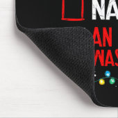 Christmas Checklist Naughty Nice An Attempt Was Ma Mousepad (Ecke)