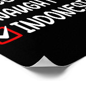 Christmas Checklist Nice Naughty Indonesian Boy Gi Poster (Ecke)