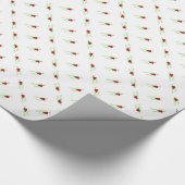 "CHRISTMAS CHEER CHEERLEADER TOP GESCHENKPAPIER (Ecke)