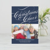 CHRISTMAS CHEER | FERIENFOTOKARTE FEIERTAGSKARTE (Stehend Vorderseite)