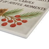 Christmas Cheer Raccoon Cutting Board Schneidebrett (Ecke)